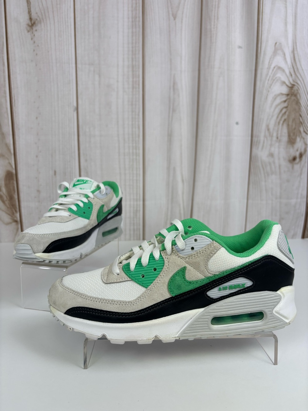 Nike Air Max 90 Spring Green Sneakers White Anthracite DM0029-104 Mens Size 8